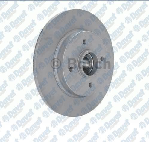 BOSCH 0986479387 Fren Diski Arka Rulmanli 268mm C4 Grand Picasso-C4 Picasso-P3008-P5008-Partner